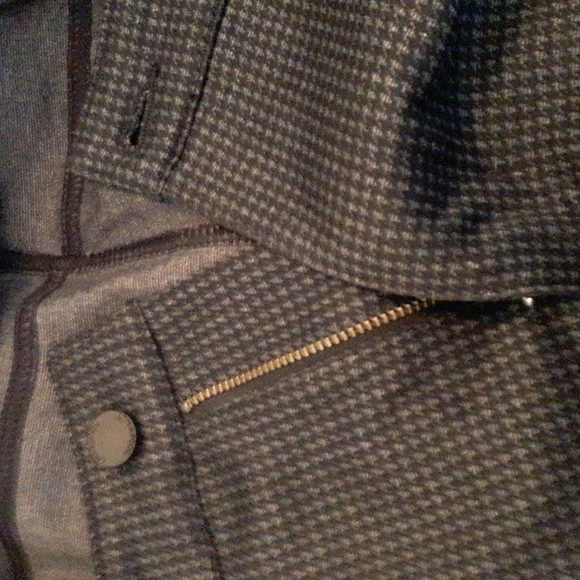 LIVERPOOL Houndstooth Black & Grey Stretch Slim Leg Pants - Picture 12 of 13